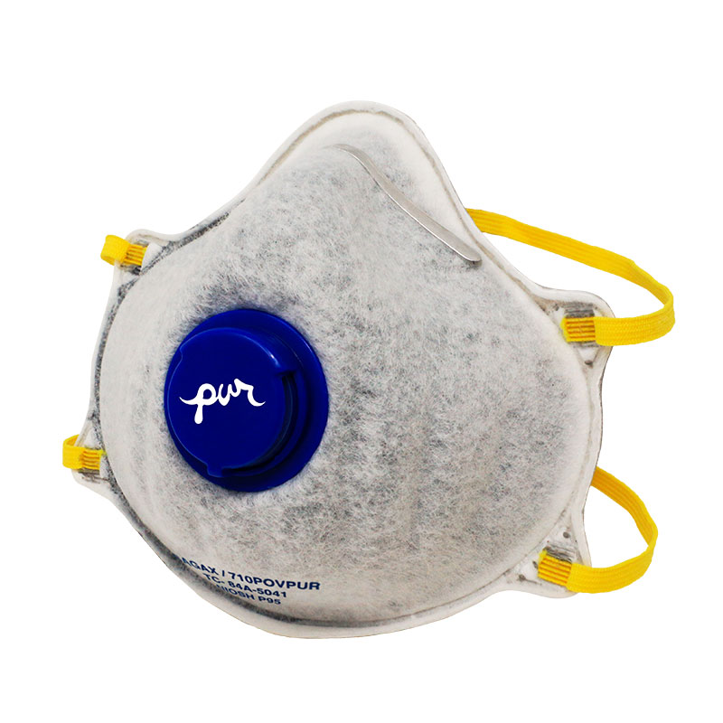 Respirador descartable con válvula P95 para protección respiratoria